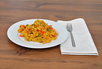 Image showing Couscous dish