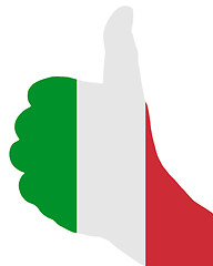 Image showing Italian finger signals