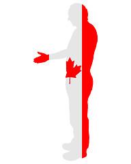 Image showing Canadian handshake