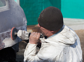 Image showing Body repair car