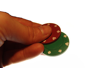 Image showing Poker chips