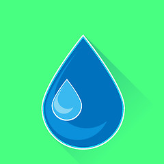 Image showing Water Drop Icon