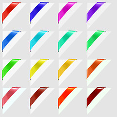 Image showing Colorful Corners Marks