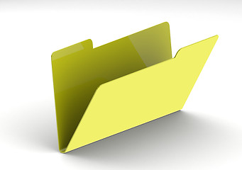 Image showing Yellow Folder