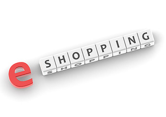 Image showing E shopping