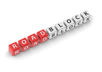 Image showing Roadblock