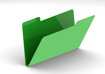 Image showing Green folder