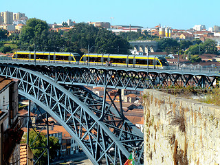 Image showing Panoramic view of Oporto