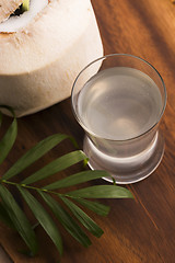 Image showing Coconut and coconut water