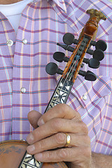 Image showing hand on fiddle