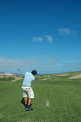 Image showing golfer