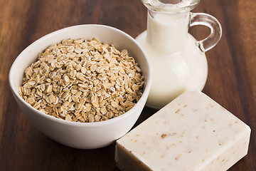 Image showing Oatmeal soap