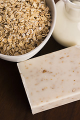 Image showing Oatmeal soap