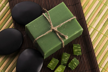 Image showing aloe vera soap