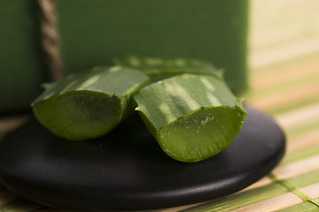 Image showing aloe vera soap