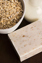 Image showing Oatmeal soap