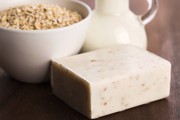 Image showing Oatmeal soap