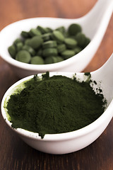 Image showing Green chlorella