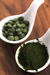 Image showing Green chlorella