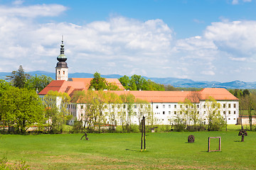 Image showing Monastery Kostanjevica na Krki, Slovenia, Europe.
