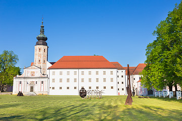 Image showing Monastery Kostanjevica na Krki, Slovenia, Europe.