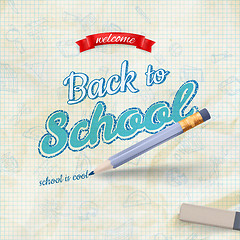 Image showing Back To School background. EPS 10