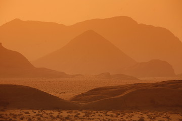 Image showing ASIA MIDDLE EAST JORDAN WADI RUM