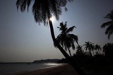 Image showing ASIA THAILAND CHUMPHON BEACH