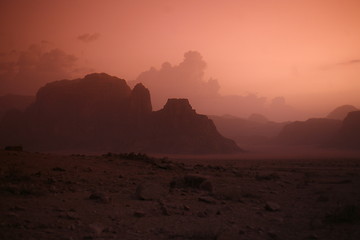 Image showing ASIA MIDDLE EAST JORDAN WADI RUM