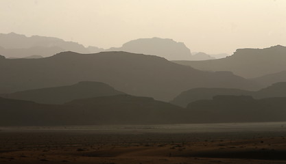 Image showing ASIA MIDDLE EAST JORDAN WADI RUM