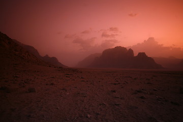 Image showing ASIA MIDDLE EAST JORDAN WADI RUM