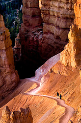 Image showing Hiking Bryce Canyon