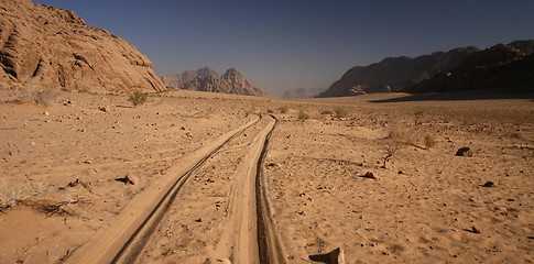 Image showing ASIA MIDDLE EAST JORDAN WADI RUM