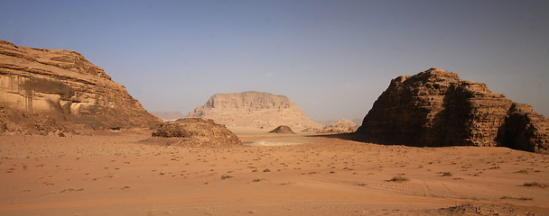 Image showing ASIA MIDDLE EAST JORDAN WADI RUM