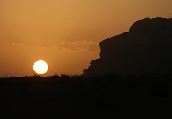 Image showing ASIA MIDDLE EAST JORDAN WADI RUM