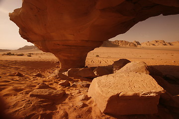 Image showing ASIA MIDDLE EAST JORDAN WADI RUM