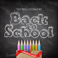 Image showing Back to school background. EPS 10