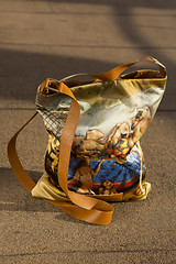 Image showing women bag with color print 