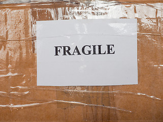 Image showing Fragile sign