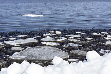 Image showing Floating of ice