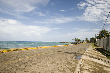 Image showing waterfront north end corn island nicaragua