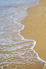 Image showing thailand kho tao bay abstract of a  wet sand asia 