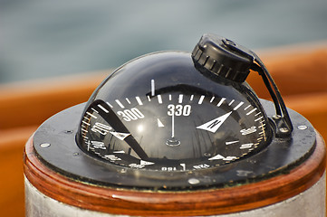 Image showing Boat compass