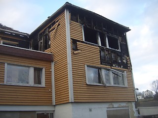 Image showing Burnt building II