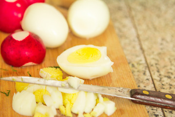 Image showing Ingredients for salad. 