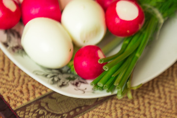 Image showing Ingredients for salad. 