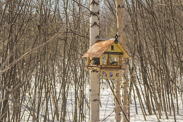 Image showing Feeders for birds   