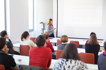 Image showing Lecture at university.