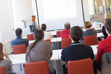 Image showing Lecture at university.