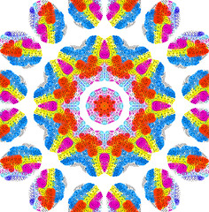 Image showing Abstract bright color pattern